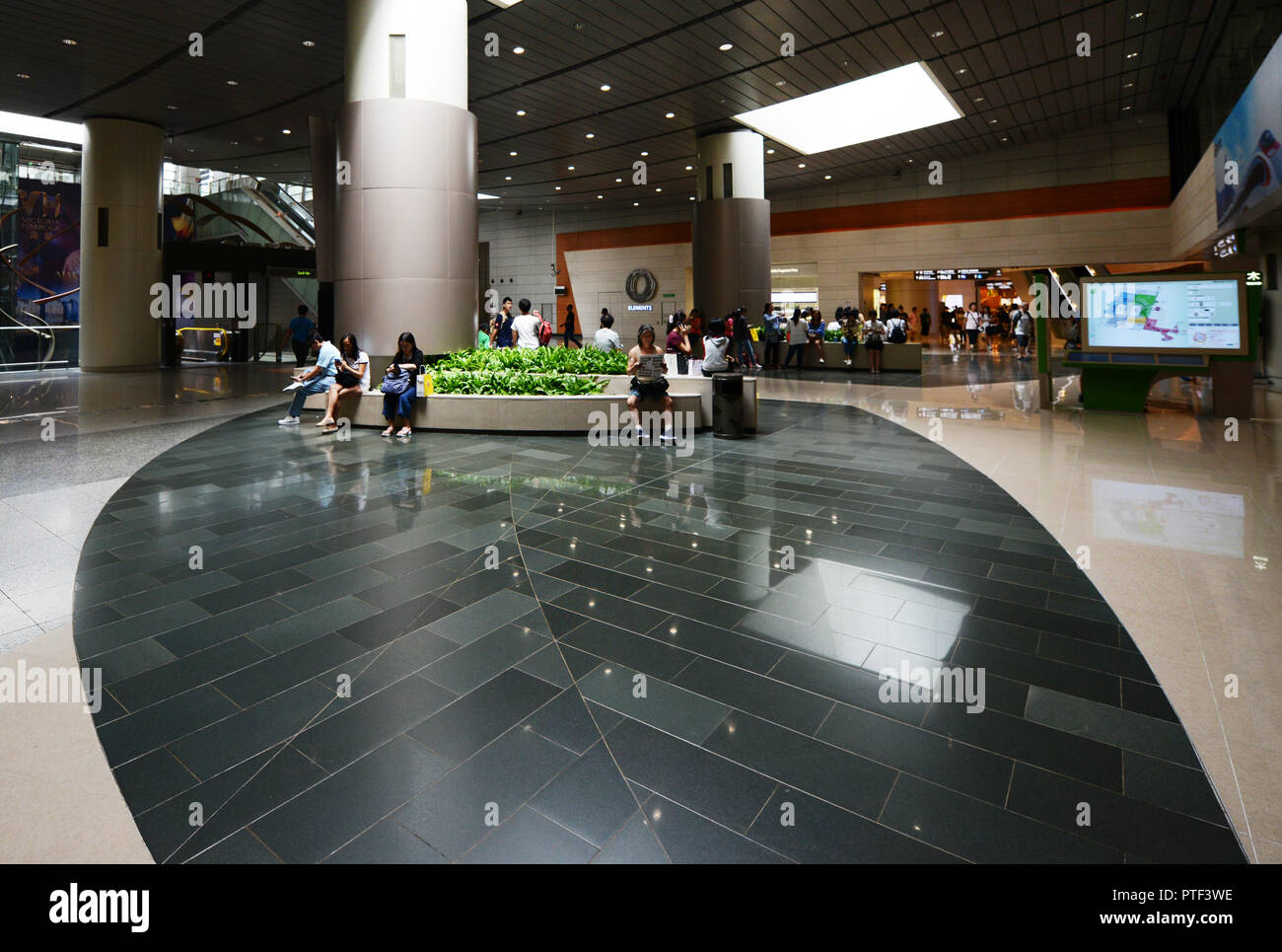 Elemente Shopping Mall in Hongkong. Stockfoto