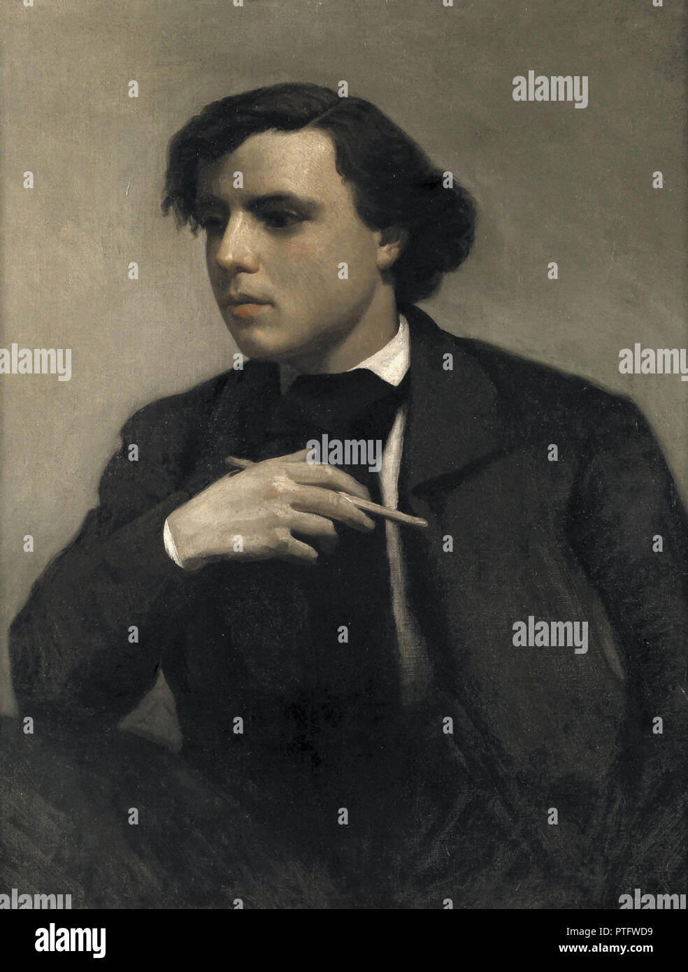 William Bouguereau - Porträt De Ferdinand Chaigneau (Tête Et Netz) Stockfoto