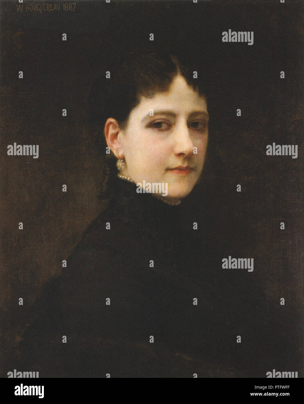 William Bouguereau - Portrait de Madame Dumont Stockfoto