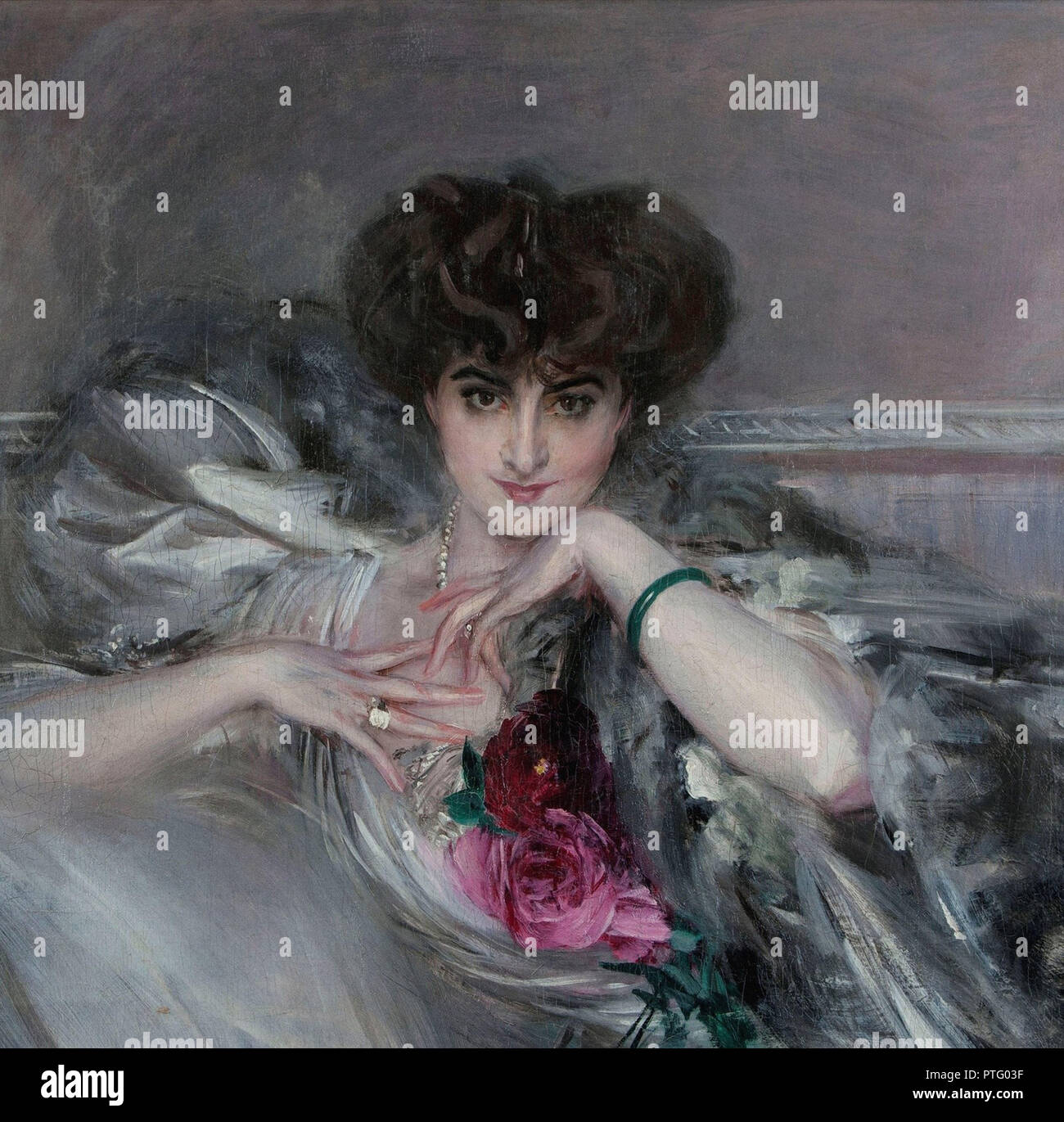 Giovanni Boldini - Ritratto Della Principessa Radziwill Stockfoto