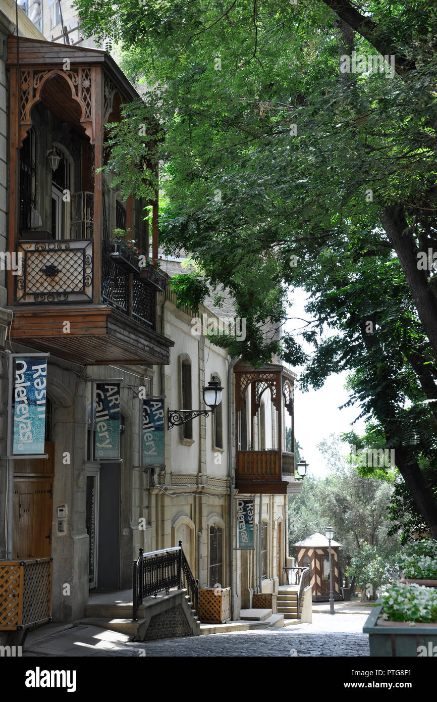 Aserbaidschan, Baku, Altstadt Stockfoto