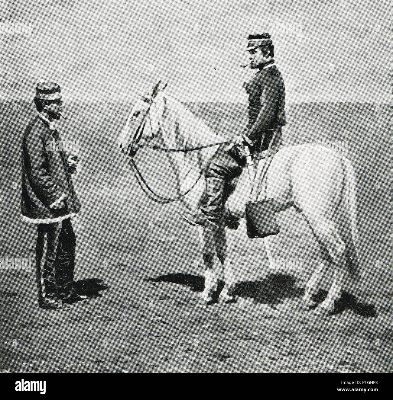 Kostüm des Lagers vor Sewastopol, Belagerung von Sewastopol 1854-55, Foto von Roger Fenton (1819-1869) Stockfoto