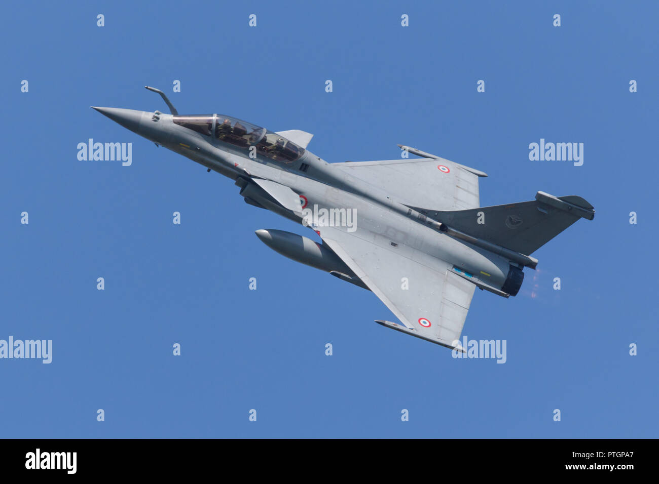 Leeuwarden, Niederlande 18. April 2018: Eine französische Luftwaffe Dassault Rafale während der Frisian Flag Übung Stockfoto