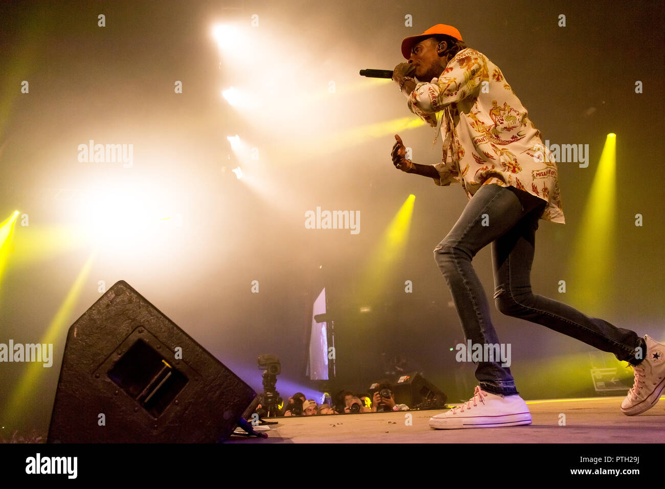 Dänemark, Roskilde - 29. Juni 2016. Der amerikanische Rapper Wiz Khalifa ein Live Konzert bei den Danish Music festival Roskilde Festival 2016 führt. (Foto: Gonzales Foto - Kasper Maansson). Stockfoto