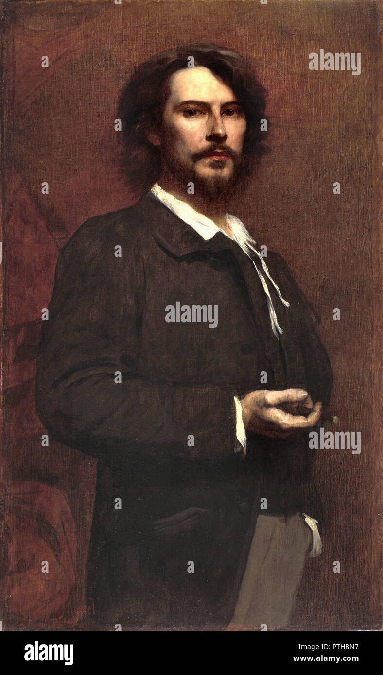 Boutet De Monvel Louis Maurice-Portrait von Paul Mounet Stockfoto