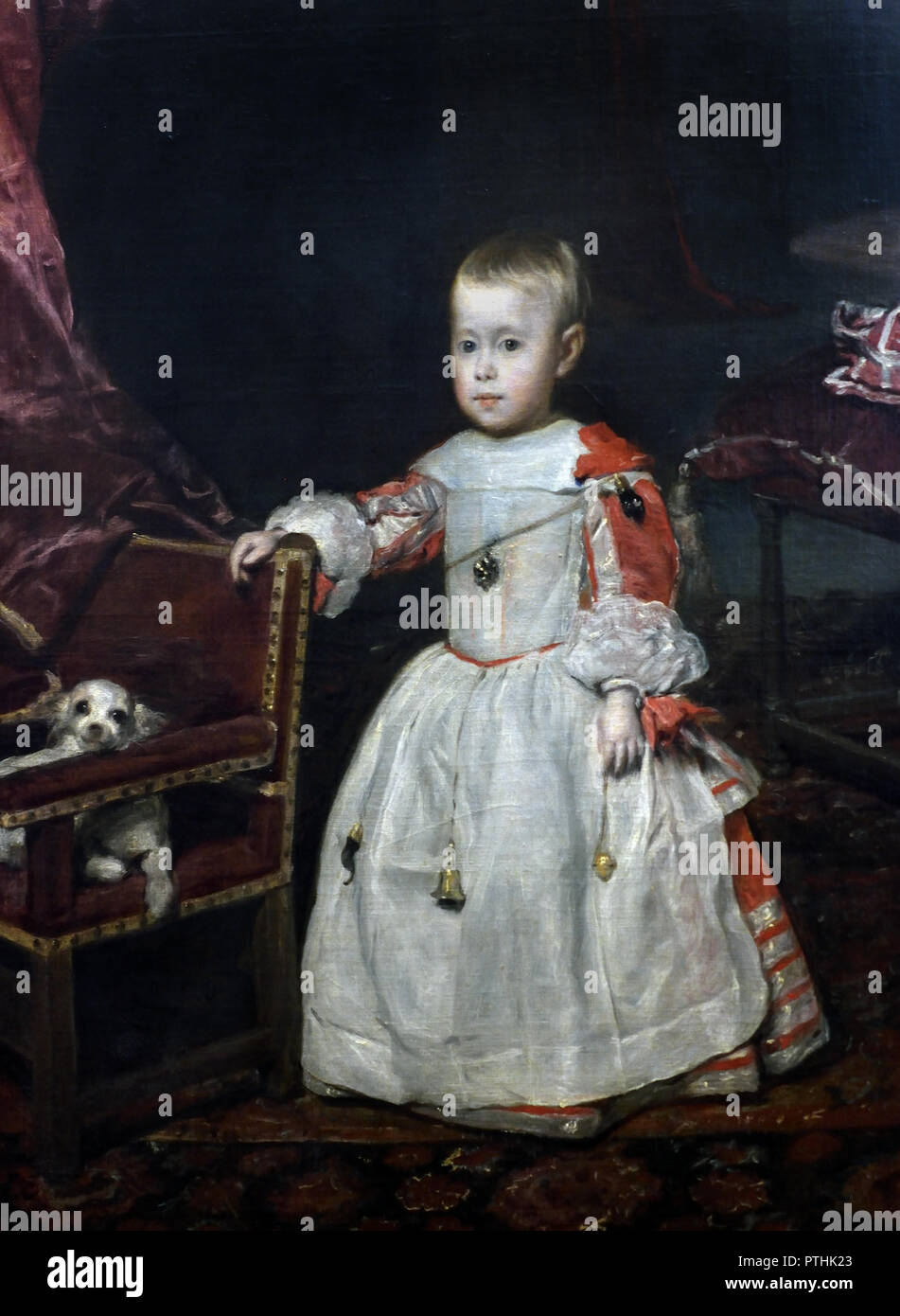Infanta Philipp Prosper (1657-1661) Diego Velázquez (1599 - 1660) 17., Jahrhundert, Spanien, Spanisch, Stockfoto