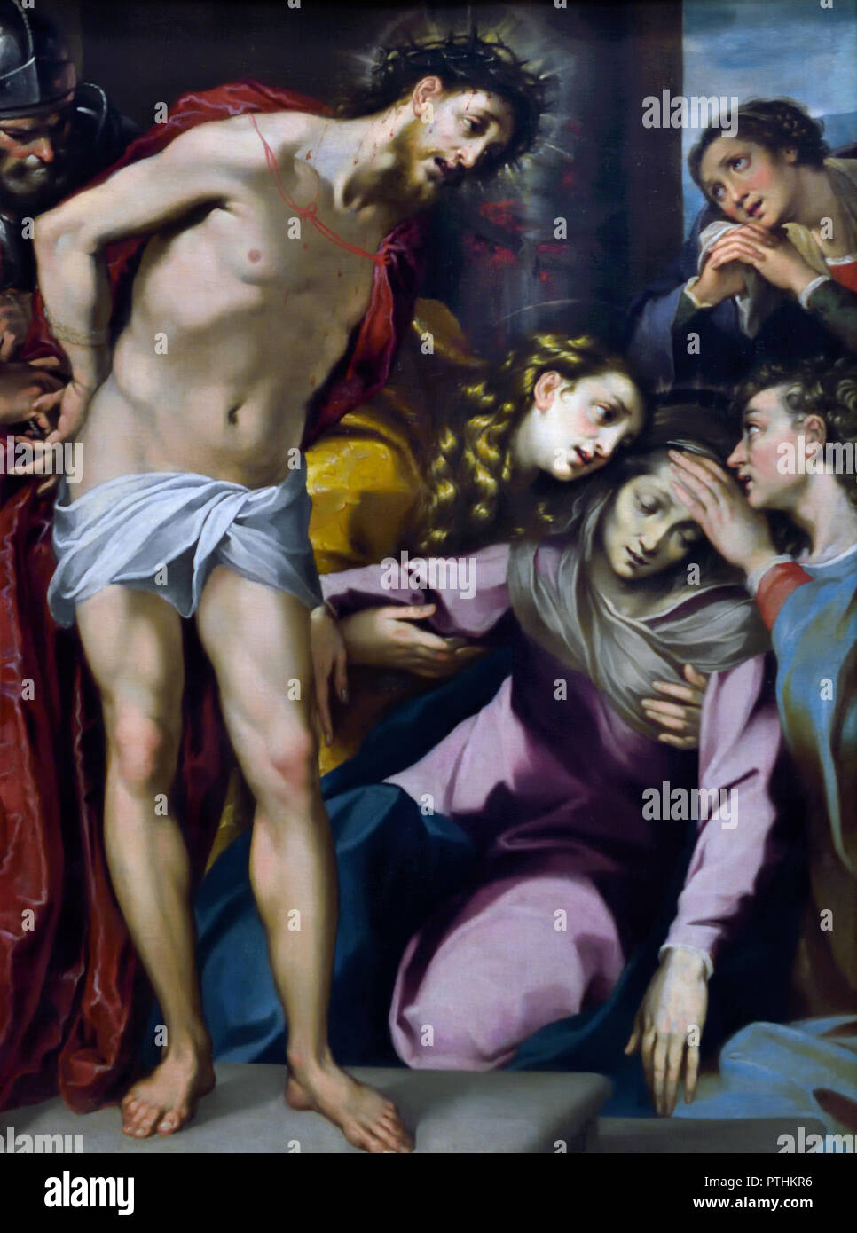 Christus an der Geißel Spalte von Francesco Vanni 1563 - 1610 Italien, Italienisch. Stockfoto