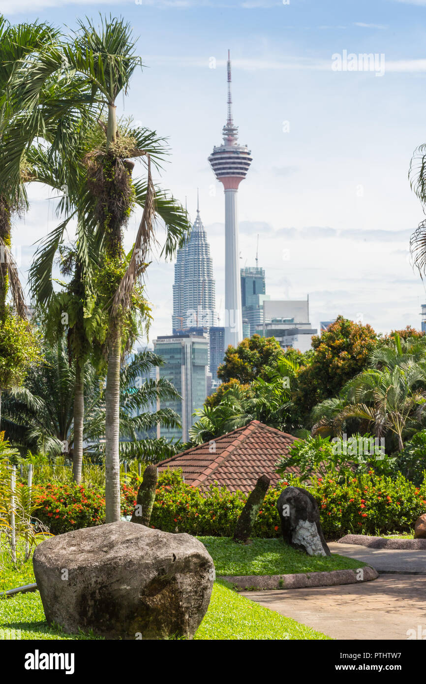 In der Innenstadt von Kuala Lumpur im KLCC. Stockfoto