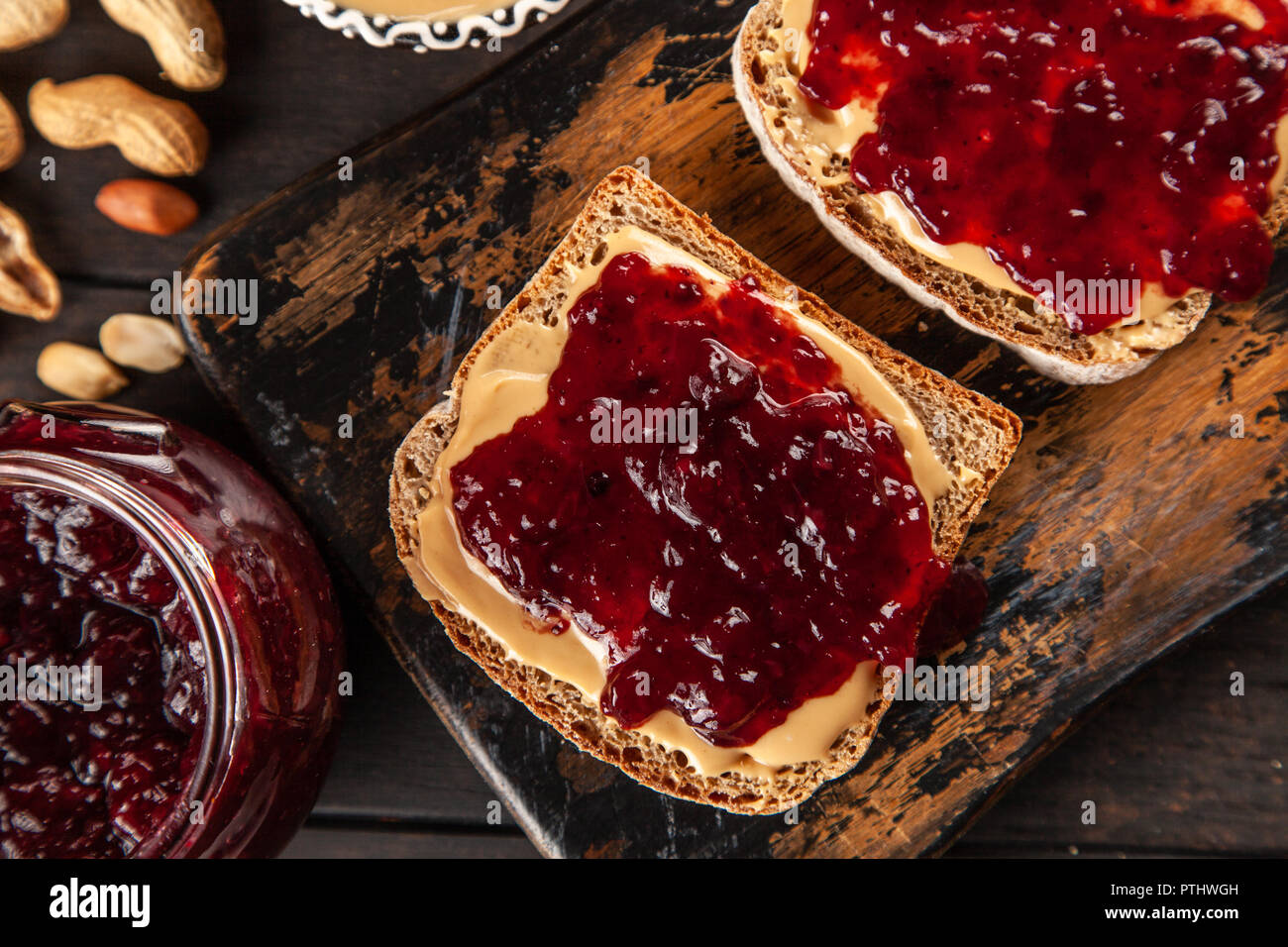 Was Ist Der Unterschied Zwischen Erdnussbutter Und Marmelade www.alamy.de