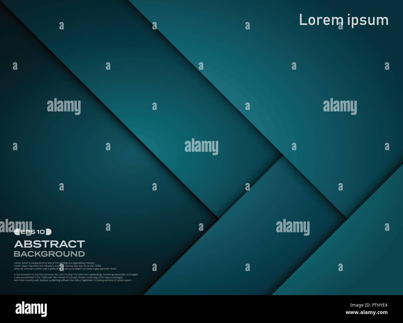 Zusammenfassung der Farbverlauf blau Papier Schnittmuster Hintergrund, Vector EPS 10. Stock Vektor