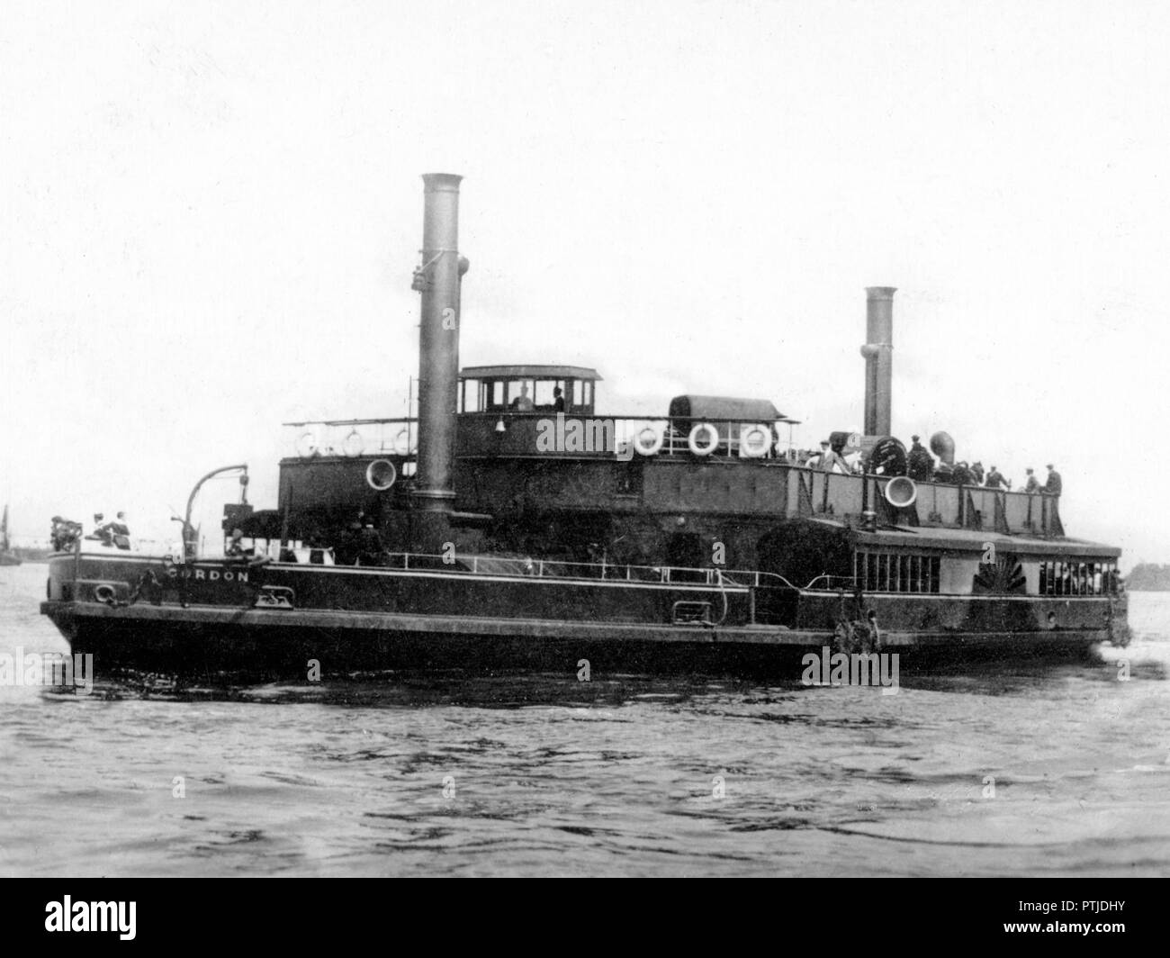 Woolwich Ferry, London Anfang der 1900er Jahre Stockfoto