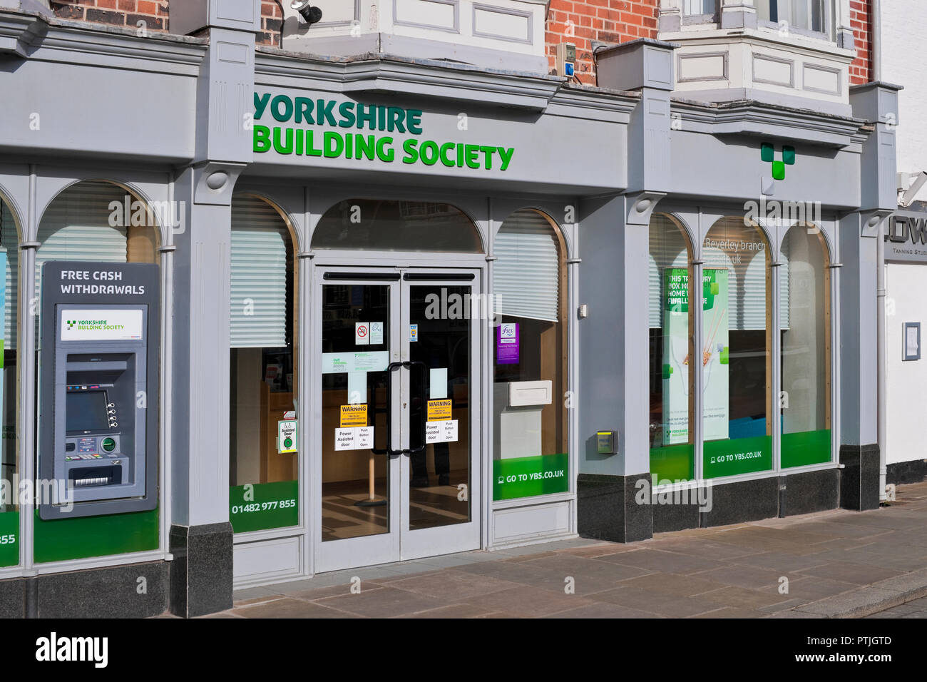 Yorkshire Building Society Zweig. Stockfoto