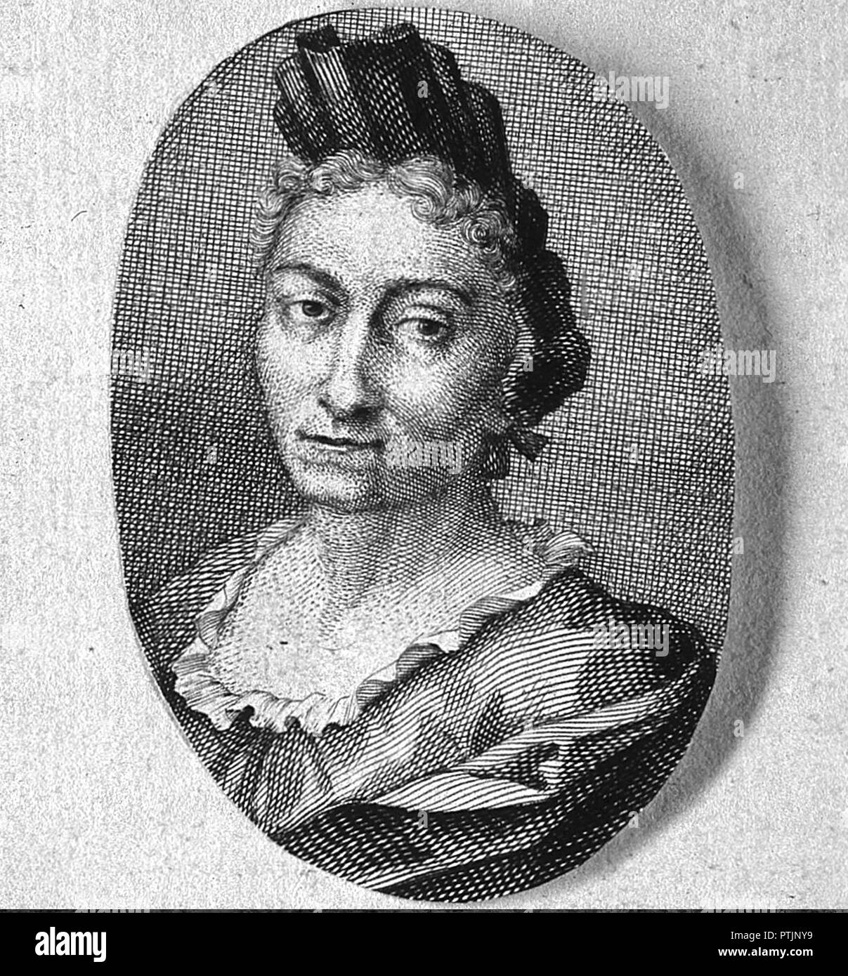 MARIA SIBYLLA MERIAN (1647-1717), deutscher Naturforscher und Illustrator Stockfoto