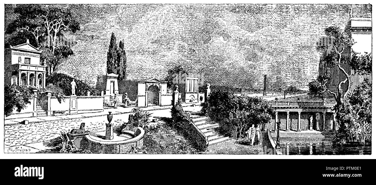 Via Appia, 1900 Stockfoto