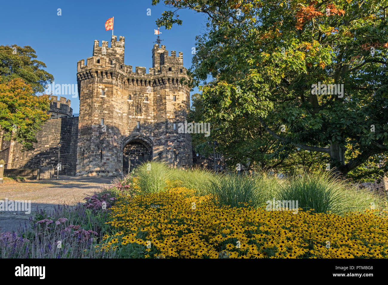 Lancaster Castle. Lancashire, Großbritannien Stockfoto