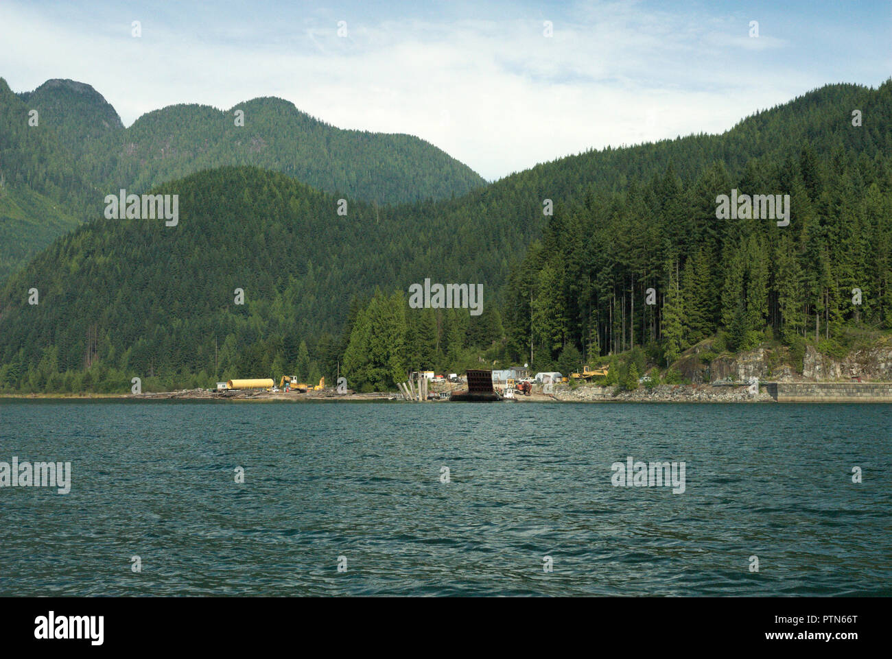 Rocky Point am Stave Lake, Mission, British Columbia, Kanada Stockfoto