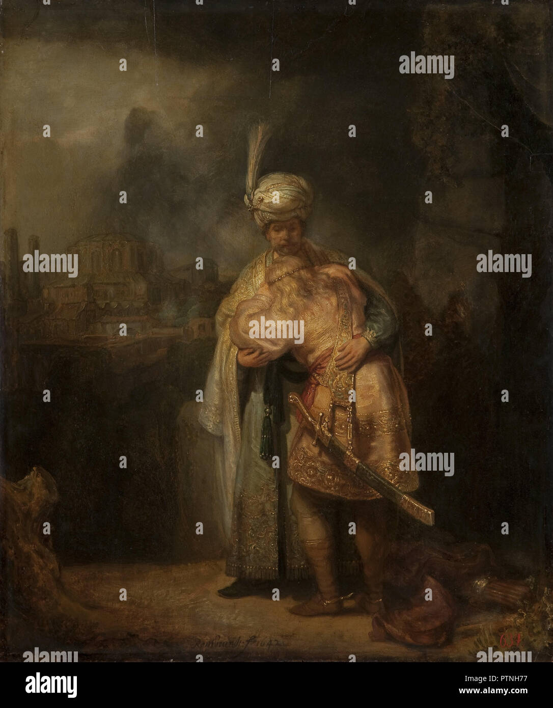 David und Jonathan. Datum/Zeitraum 1642. Malerei. Öl auf Leinwand