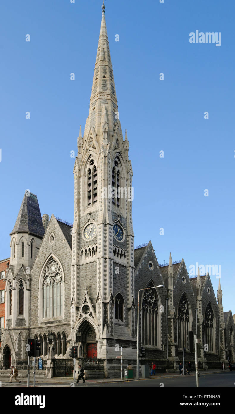 Findlater's Church, Parnell Square, Dublin. c 1863 Stockfoto