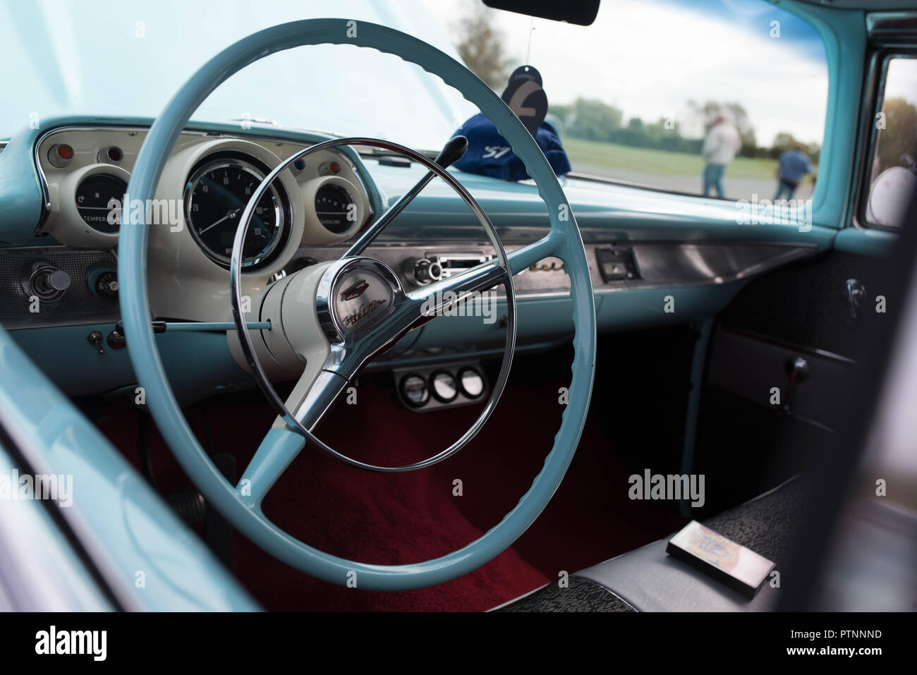 Chevy an stonham Scheunen American Car Show 2018 Stockfoto