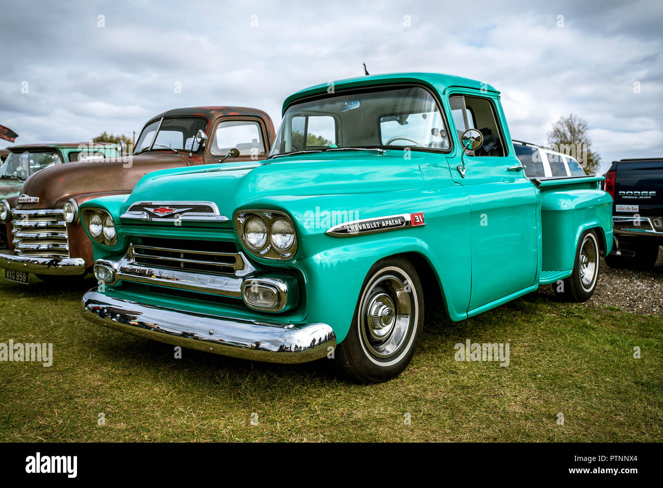 Chevy an stonham Scheunen American Car Show 2018 Stockfoto