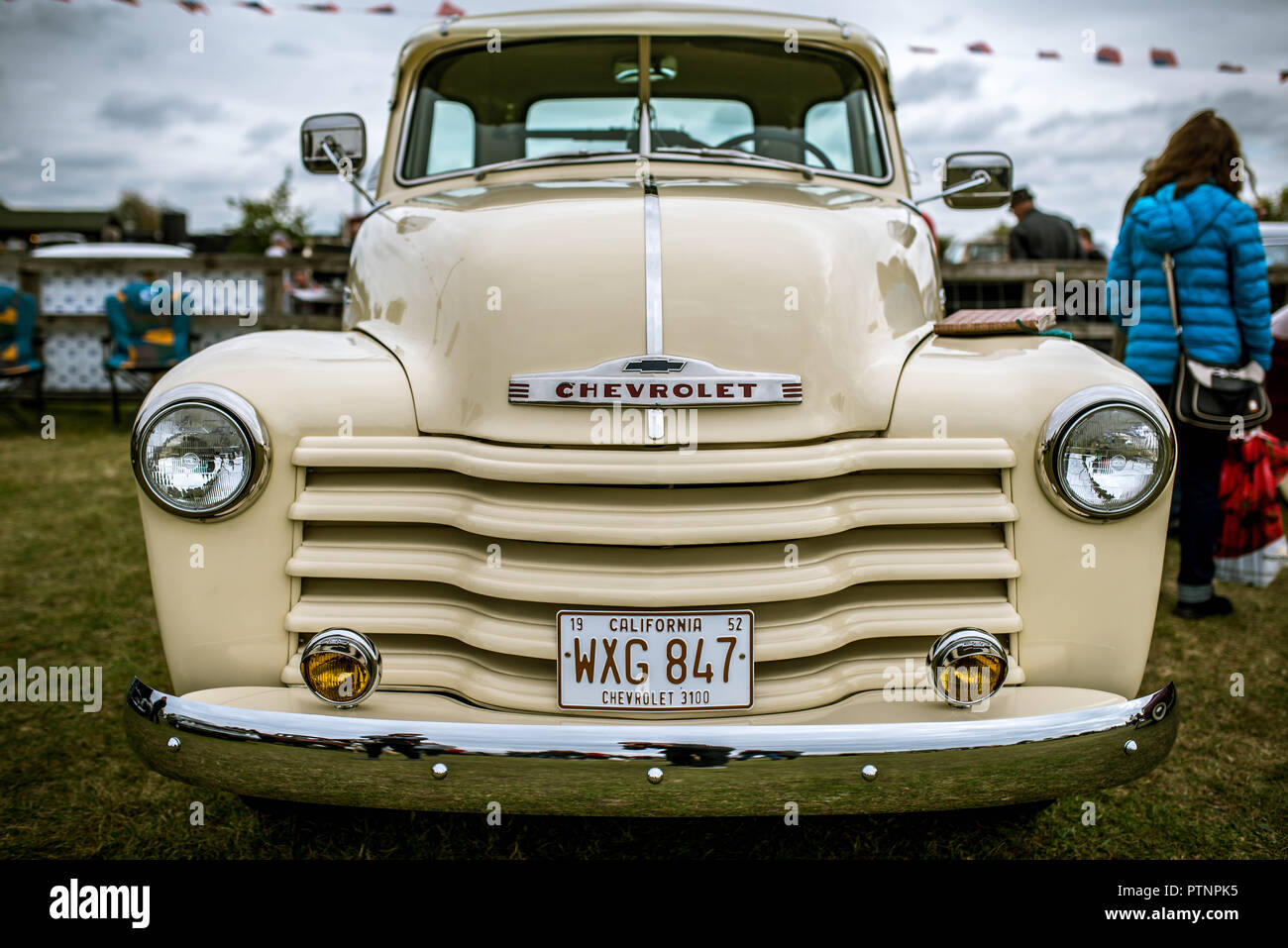 Chevy an stonham Scheunen American Car Show 2018 Stockfoto