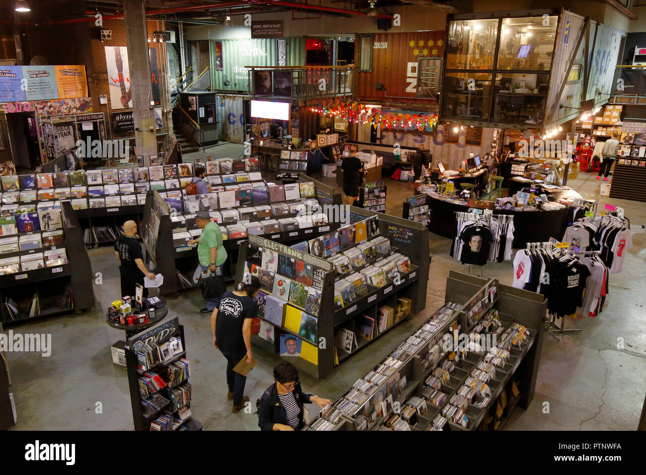 Rough Trade NYC Brooklyn, 64 N 9 St., Brooklyn, NY Stockfoto