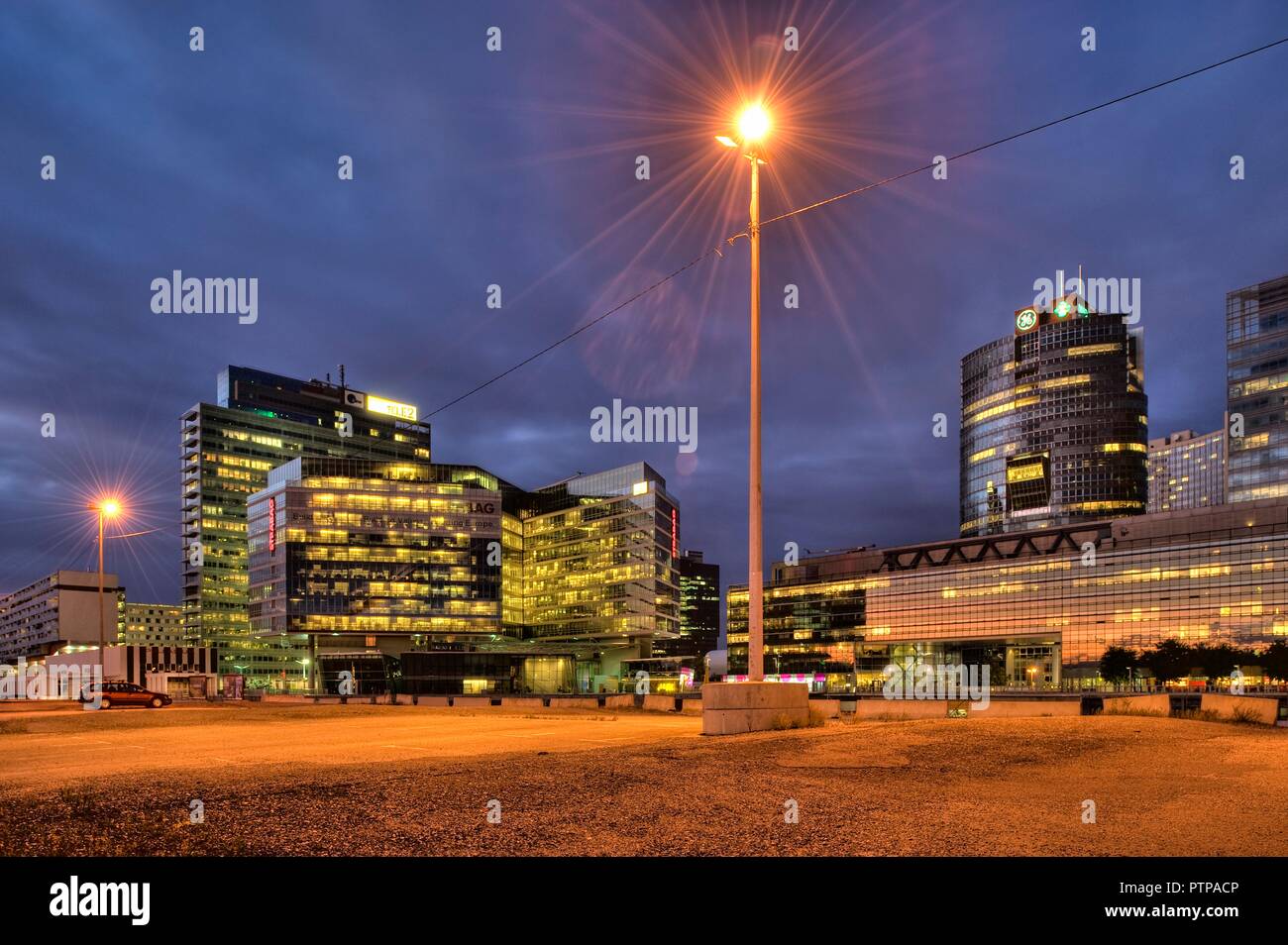 Wien, Entwicklungsgebiet Donaucity - Wien, Entwicklung Bereich Donaucity Stockfoto