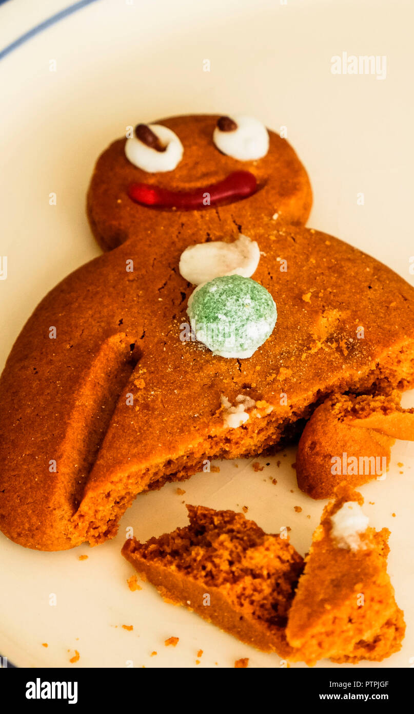 Pret a Manger Gingerbread Man Stockfoto
