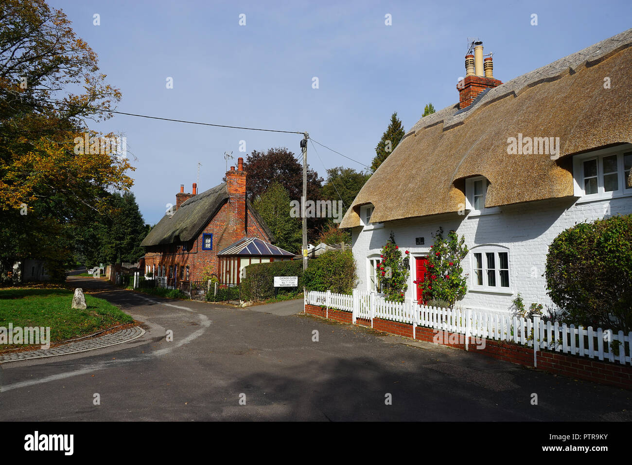 Die attraktive ehemalige Postamt an der North Waltham Hampshire Stockfoto