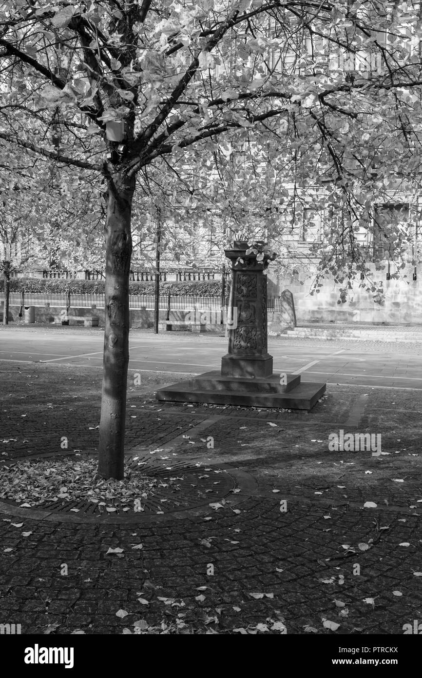 Bishops Castle Marker, Glasgow Cathedra, l Schottland Stockfoto