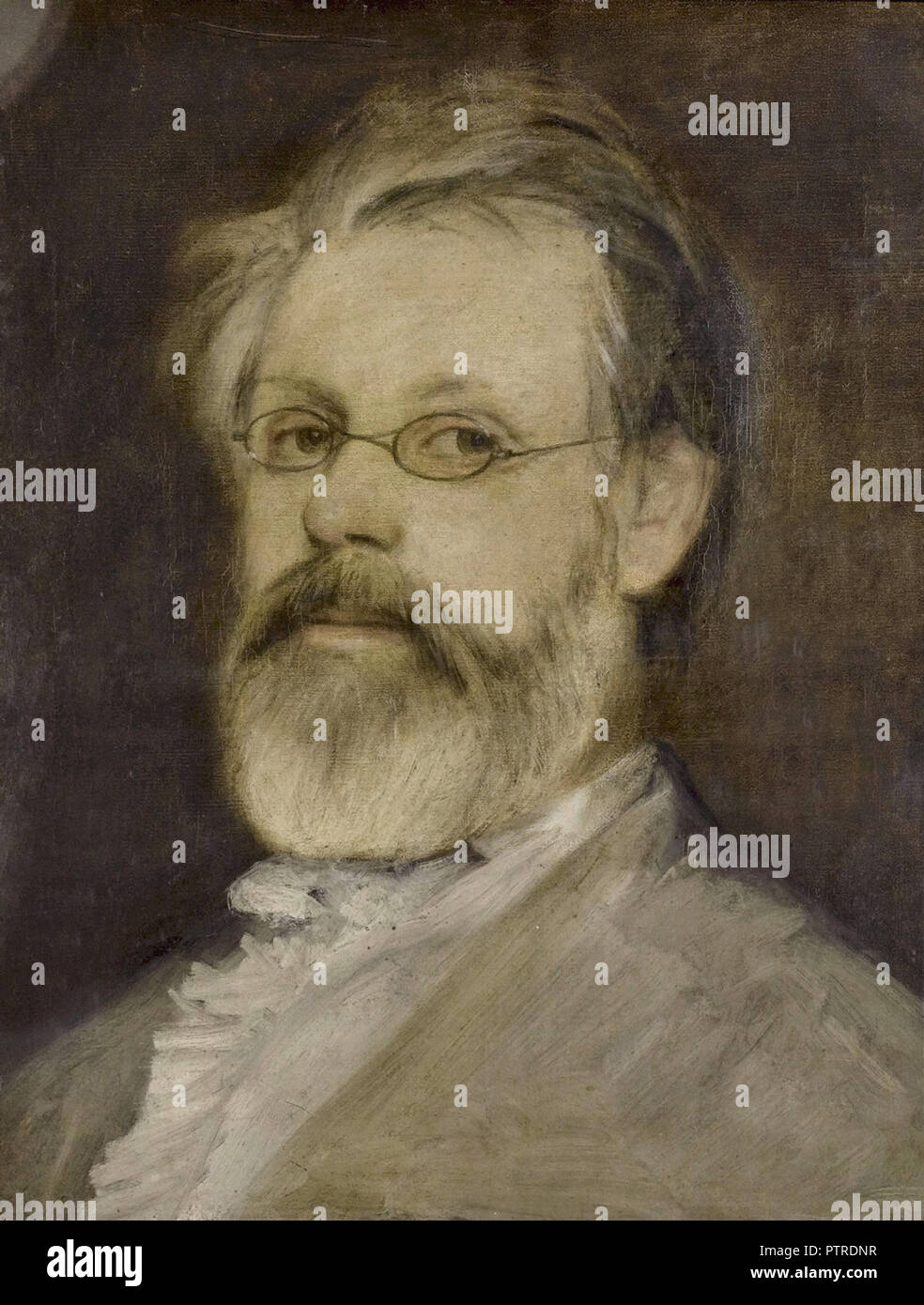 Bocklin Arnold - Bildnis Friedrich Weber Stockfoto