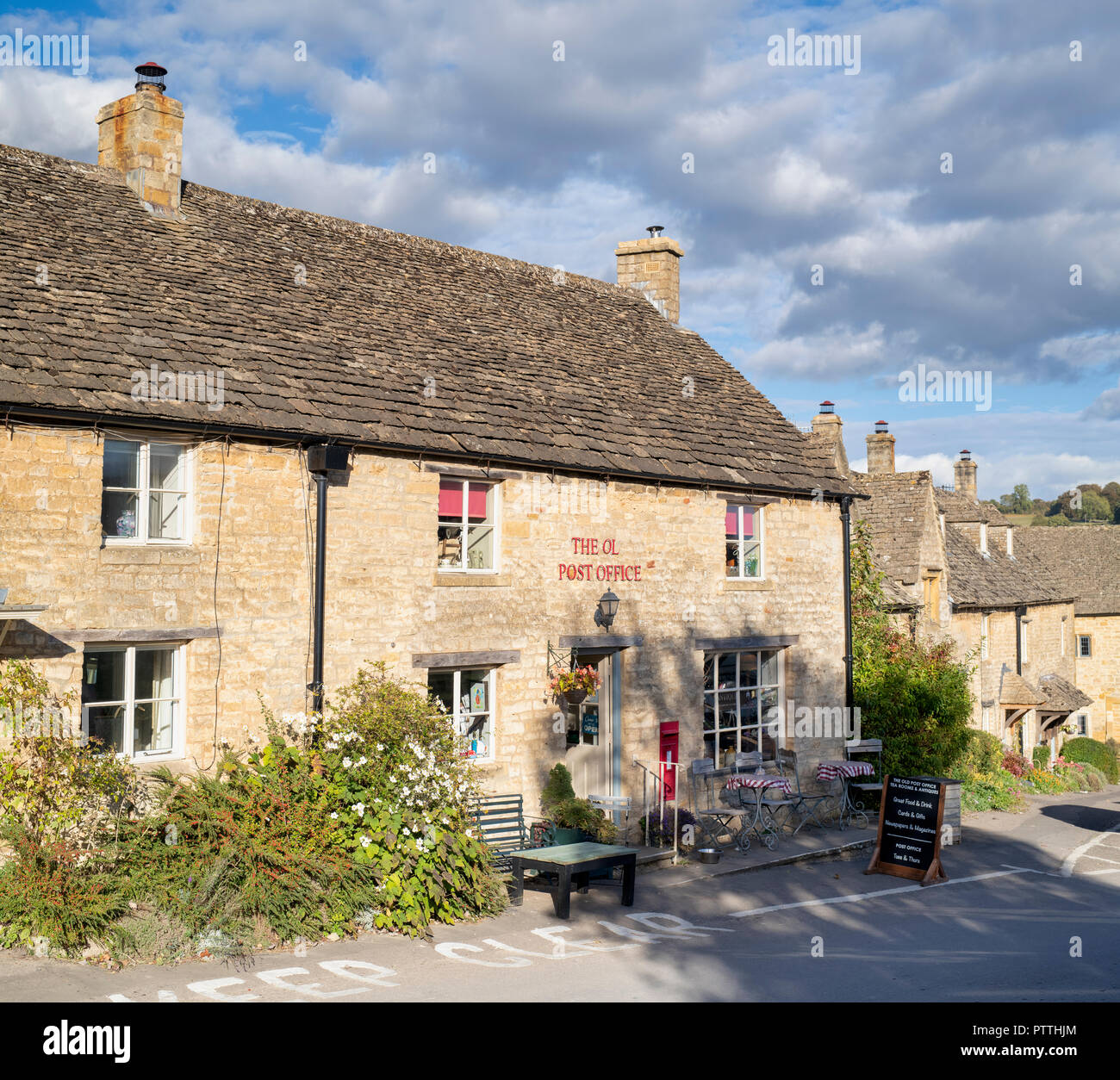 Die Alte Post Shop. Guiting Power, Gloucestershire, England Stockfoto