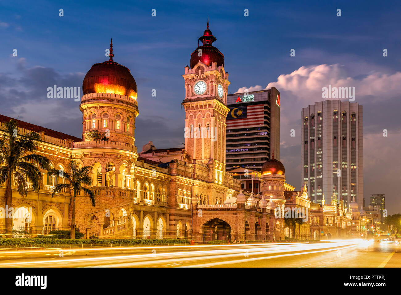 Sultan Abdul Samad Gebäude, Merdeka Square, Kuala Lumpur, Malaysia Stockfoto