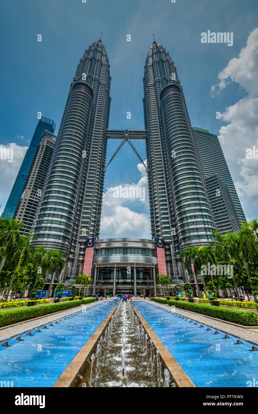 Petronas Twin Towers, Kuala Lumpur, Malaysia Stockfoto