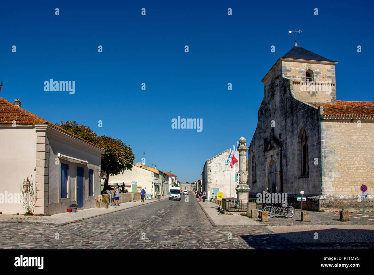 Dorf von Brouage in Charente-Maritime, Nouvelle Aquitaine, Frankreich, Europa Stockfoto