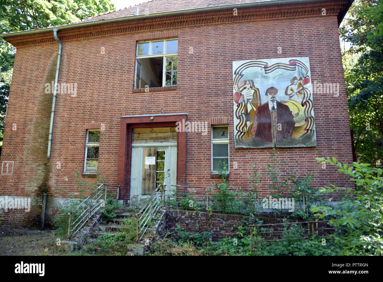 Das Krankenhaus der sowjetischen Air Base in Juterbog, der ehemaligen