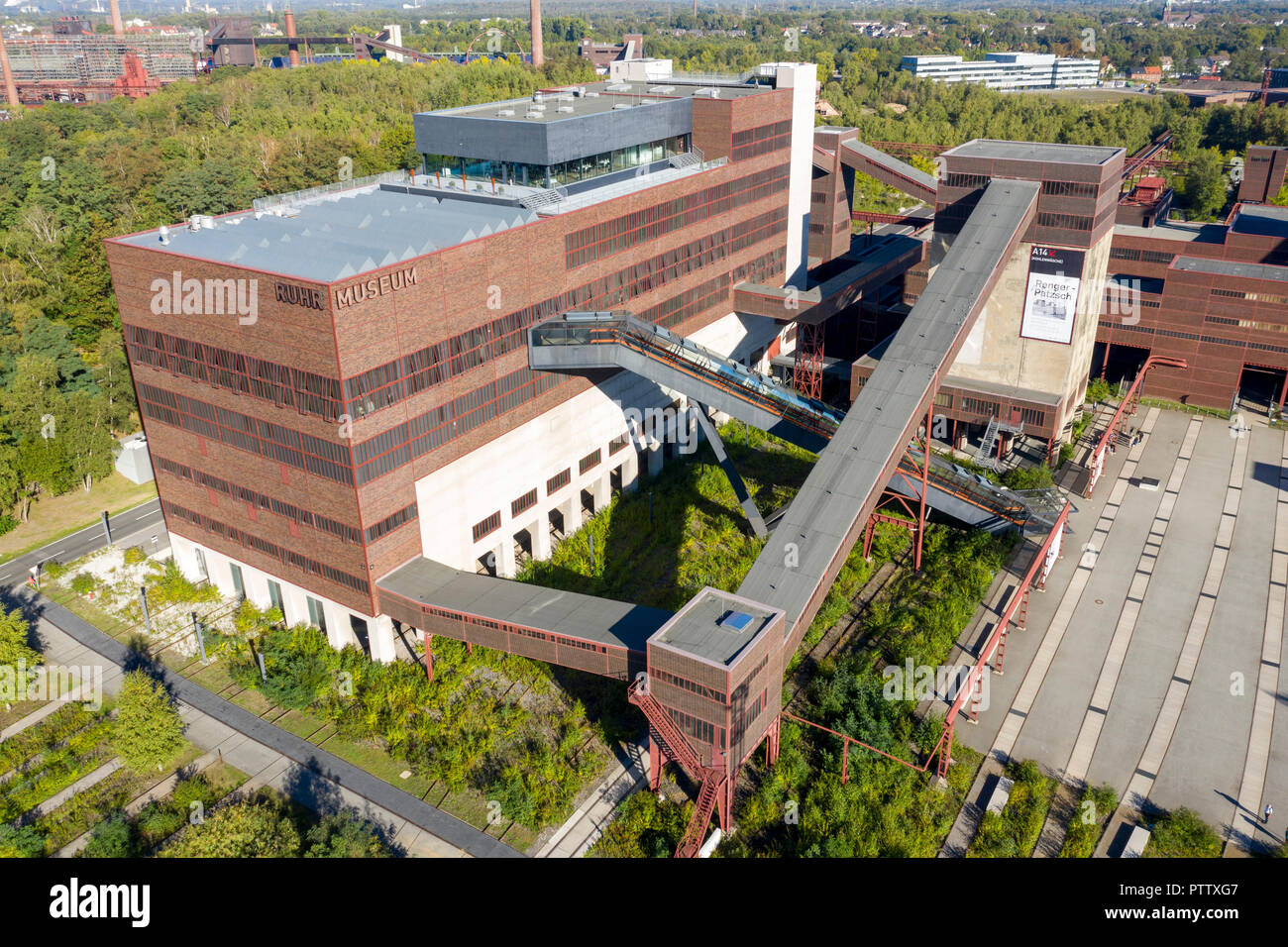 Weltkulturerbe Zeche Zollverein in Essen, Ruhr Museum im Gebäude der ehemaligen Kohle waschen, Deutschland, Stockfoto