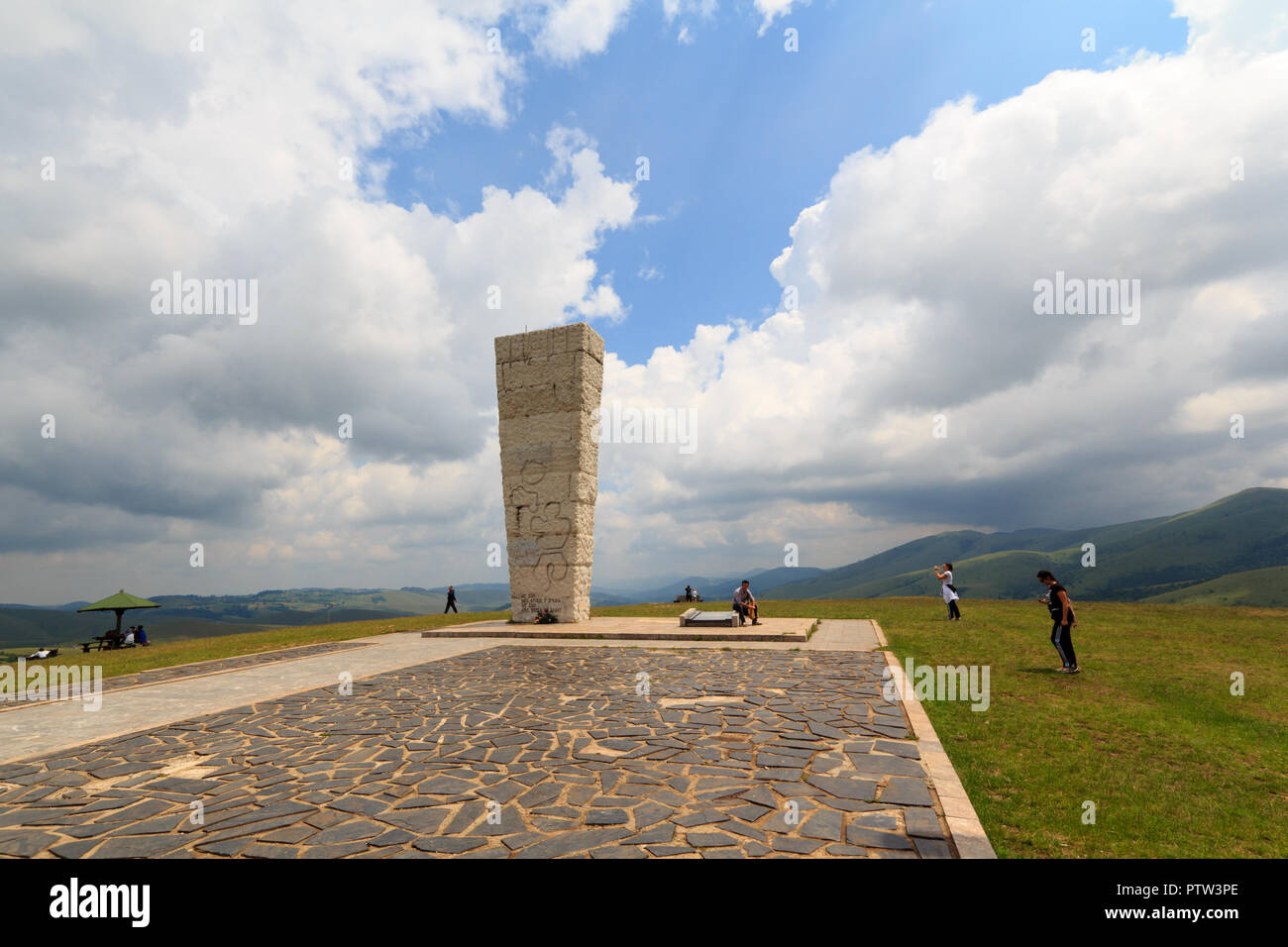 Partisan Denkmal auf Serbien Zlatibor Stockfoto