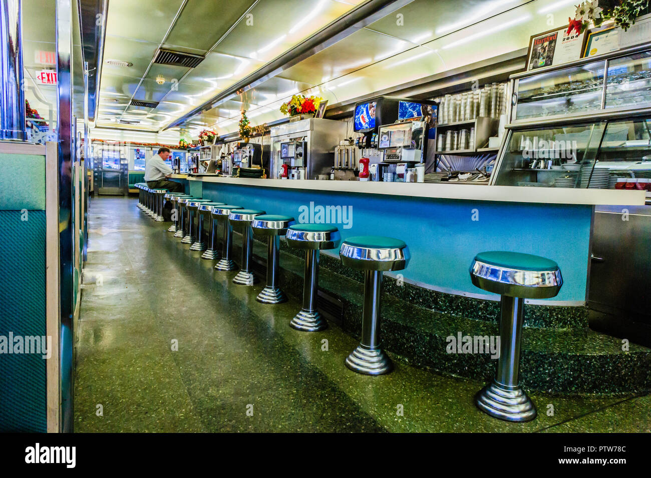 Olympia Diner Newington, Connecticut, USA Stockfoto