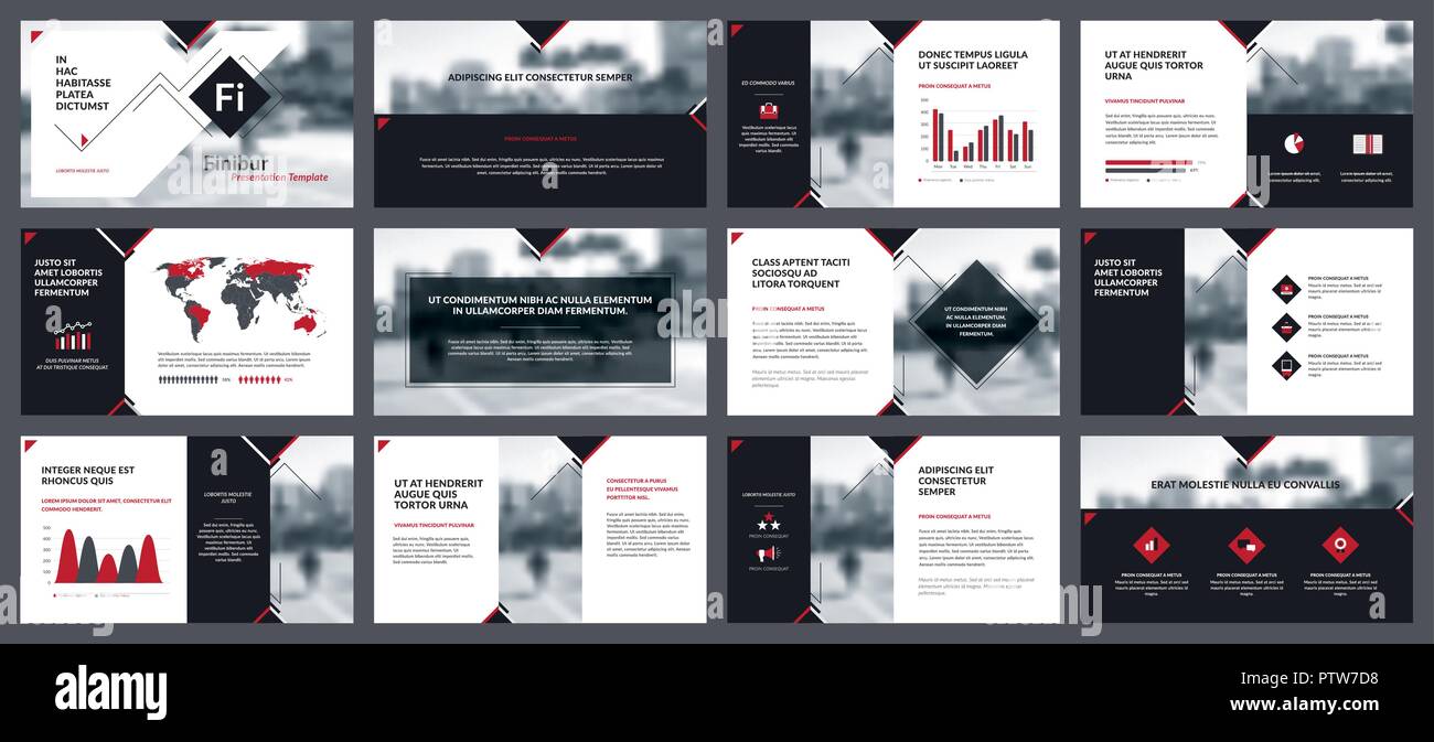 Elemente Von Infografiken Fur Prasentationen Vorlagen Jahresbericht Prospekt Buch Fur Design Broschure Flyer Layout Template Design Stock Vektorgrafik Alamy