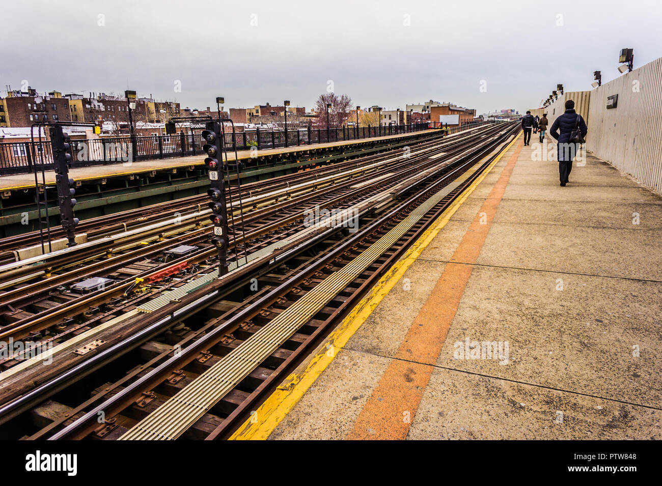 30 Avenue (BMT Astoria Linie) U-Bahn Station Sunset Park, Brooklyn_New York, New York, USA Stockfoto