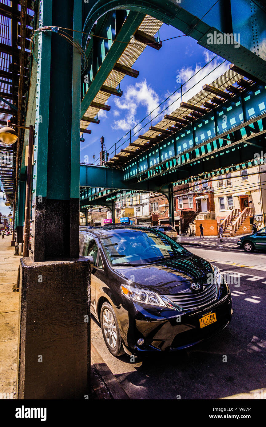 111th street irt flushing line subway station Fotos und Bildmaterial