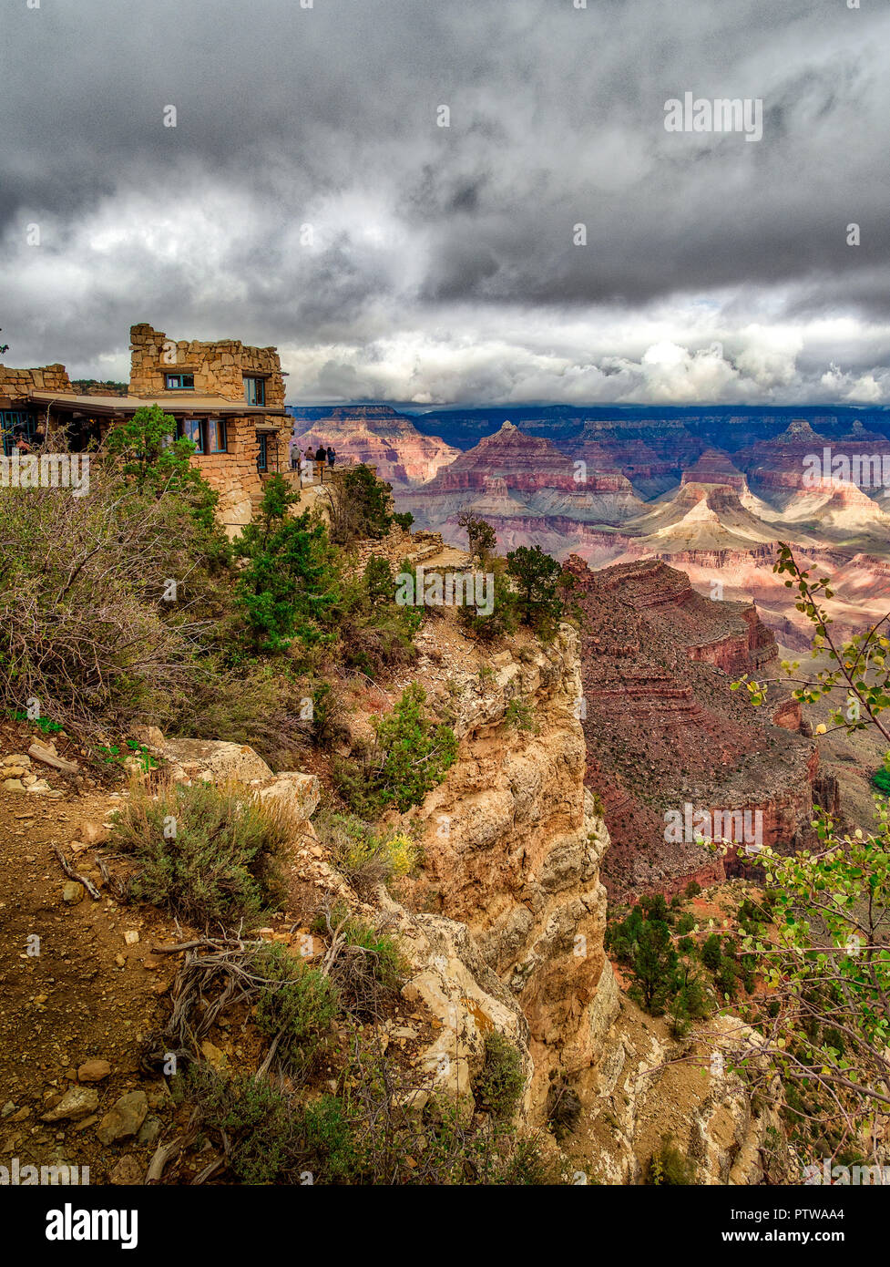 Original Fotograf Studio am Grand Canyon - als Fotografie Punkt für Besucher in den frühen 2Oth Century verwendet Stockfoto