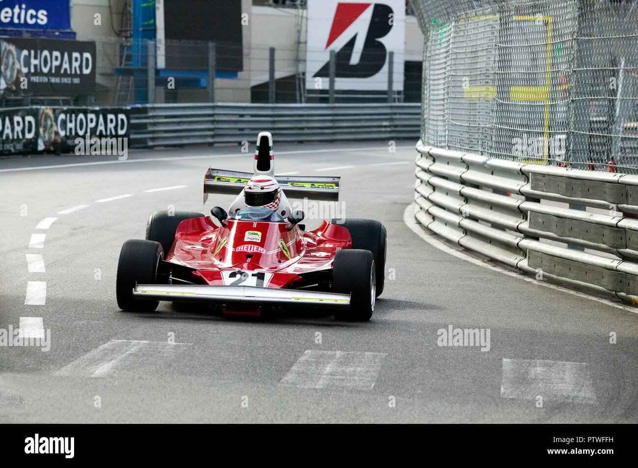 Klassische Rennwagen an den 2006 Monaco historische Rennen Stockfoto