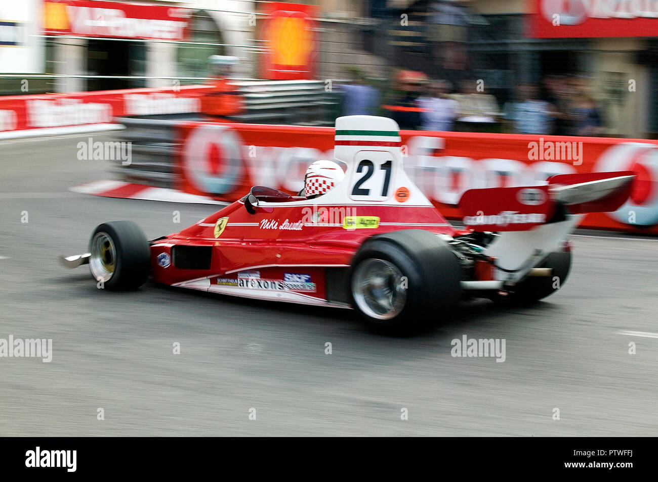 Klassische Rennwagen an den 2006 Monaco historische Rennen Stockfoto