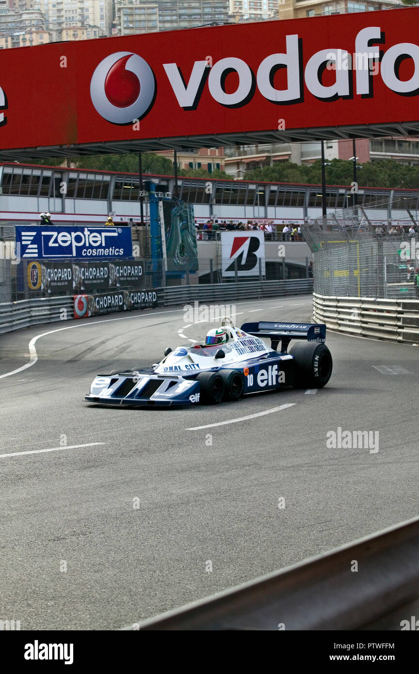 Klassische Rennwagen an den 2006 Monaco historische Rennen Stockfoto