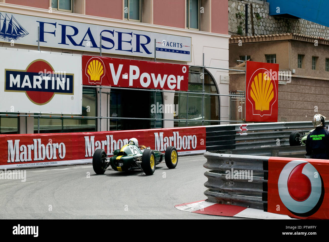 Klassische Rennwagen an den 2006 Monaco historische Rennen Stockfoto