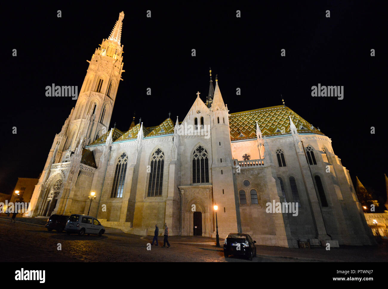Matthiaskirche, Budapest, Ungarn Stockfoto
