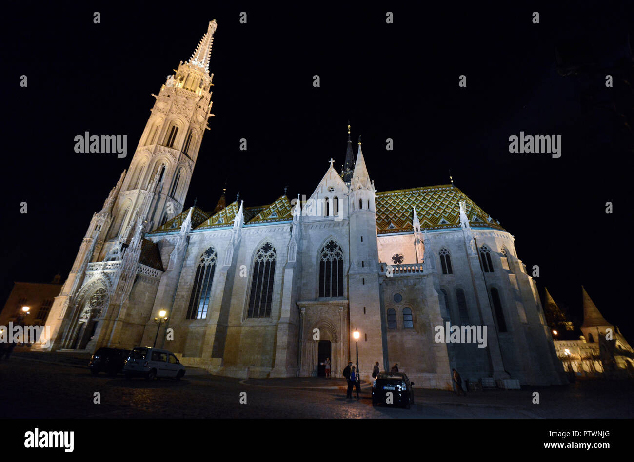 Matthiaskirche, Budapest, Ungarn Stockfoto