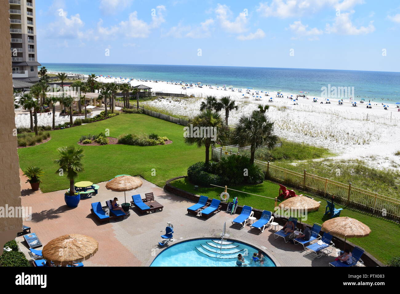 Pensacola Beach Florida im September Stockfoto